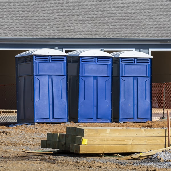 how do you ensure the portable toilets are secure and safe from vandalism during an event in Harmon Illinois